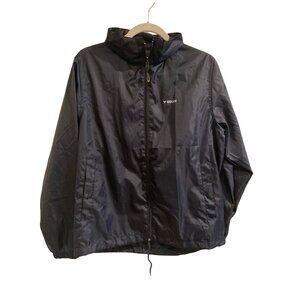 Brugi Black Unlined Windbreaker Size Small